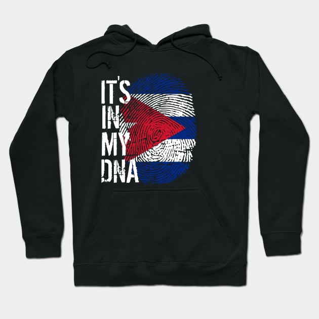 Cuba Flag Fingerprint My Story DNA Cuban Hoodie by Your Culture & Merch